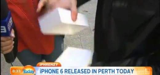 First iPhone 6 sold in Perth is dropped by kid during an interview thumbnail